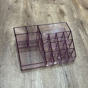 Purple Acrylic Makeup Organizer